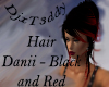 Hair - Danii Black & Red