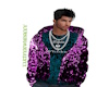 purple two peice