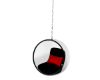 Vy: Red&Blk Hang Chair