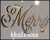 kk] Merry Christmas Sign