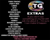 TG| Custom Extras Sign