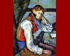 Cezanne- boy red vest