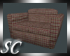 Plaid Napping Couch