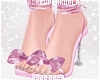 $K Pink Bow Heels