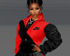 RED BLACK TRACKSUIT