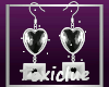 [Tc] Dark Heart Earrings