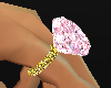 large pink diamond ring