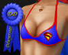 supergirl bra blue S