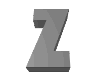 3D Lettering Z