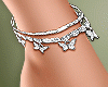 Butterfly Anklet Silver
