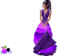 Purple princess gown