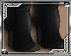 {R} Boots Black Leather