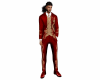 .(IH) 3 PIECE SUIT RED