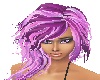 Rave hair pink purple