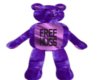 purple free hug teddy