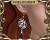 F:~Fairie earrings lilac