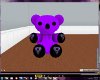 purple bear chair