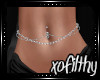 |xo| Belly Chain Silver