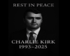 Charlie Kirk R.I.P plaq