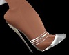 Silver High Heels Shoes