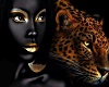 African Beauty & Leopard