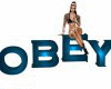 Blue Obey Floating Couch