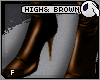 ~DC) High& Brown Boots