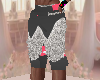 Gray Pink Baggy Shorts M
