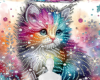 Sparkly kitty background