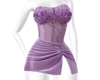 Vi Lilac corset dress