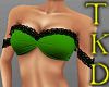 Emerald Lace Tube Top