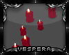 -V- Red Candle Circle