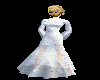 {LM}white gown