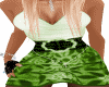 SM Green Dress/Hose