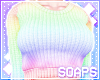 +Knitted Sweater Rainbow