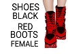 SHOES BCKRED BOOTS FEMAL