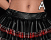 Latex Tartan Skirt