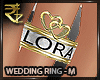 ! Wedding Ring-M LORA