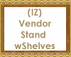 Vendor Stand  wShelves