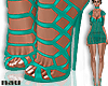 ~nau~ Green heels