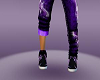 goth purple sneakers