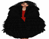 Black Long Fur Coat
