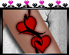 [Night] Hearts tattoo