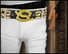 YSL |All Gold Stud Pants