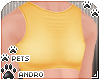 [Pets] Midriff | Yellow