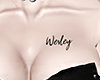 W! Wesley Tattoo