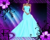 :RD: Turq. Floral Gown