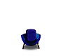 CA Blue Kissing Chair