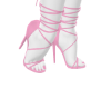 *B* Pink Wrapped Heels