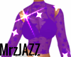 SHEER STAR PURP TOP